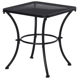 Outsunny 45cm Square Metal Outdoor Patio Bistro Table Coffee Desk