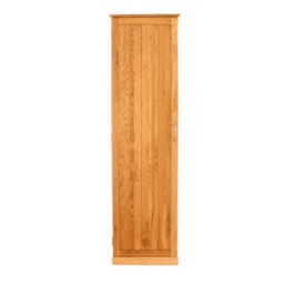 Solid Oak Tall Shoe Cupboard Fully Assembled Sturdy Durable Storage