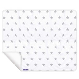 Dooky Double Layer Cotton Baby Blanket Silver Star