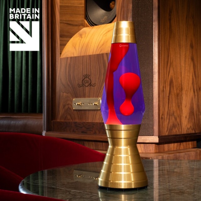 Mathmos Gold Vinyl Lava Lamp 1st Edition Numbered Edition