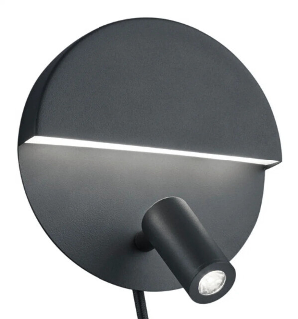 Wall Light Black Mario Led Matt Trio 222370232