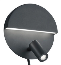 Wall Light Black Mario Led Matt Trio 222370232