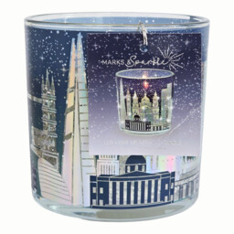M&s Candle Light Up Led Scented Christmas Birthday Colourful