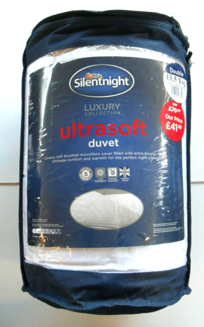 Silentnight Luxury Ultrasoft 13.5 Tog Duvet - Double Free P&p
