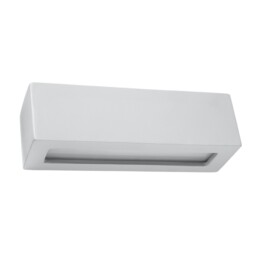 Modern Minimalist Wall Lamp Vega Ceramic Grey E27 Led Sollux Lights Up