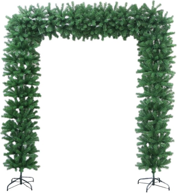 Christmas Tree Arch Door Decorations Green Xmas Tree Outdoor Garland