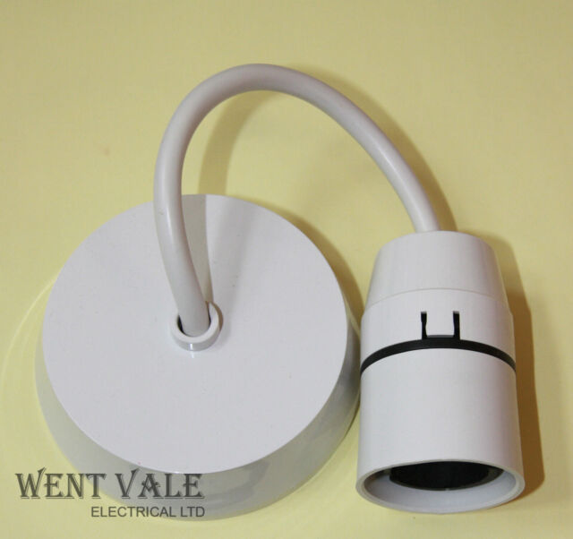 Legrand 060089 - 6a 150mm (6 Inch) T2 Ceiling Mounted Pendant Fitting