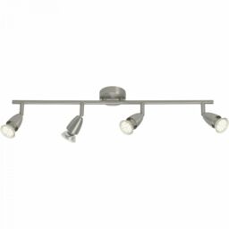 Brilliant Led Ceiling Light Spot Amalfi Matt Chrome 4 X 3w Gu10 1000lm