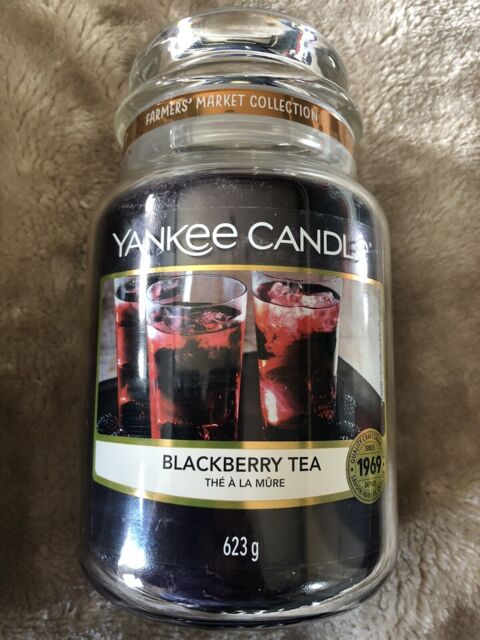 Yankee Candle Large Jar Blackberry Tea 2019 Pour