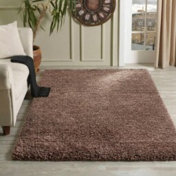 Shaggy Rug Modern Dark Beige Small - Large Soft Living Room Area Rugs