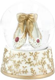 Gisela Graham Ballet Shoes Slippers Snow Globe Dome Christmas