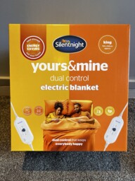 Silentnight 482868eb Dual Control Electric Blanket King Size - White