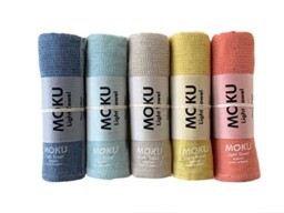 59073-90 Contex Moku Face Towel 5907390 Set Of 5 A. Blue Aqua Almond