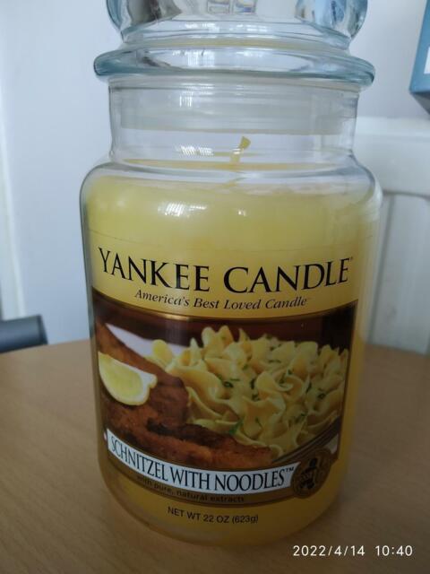 Yankee Candle Large Jar 'schnitzel With Noodles' - Now Very Rare &
