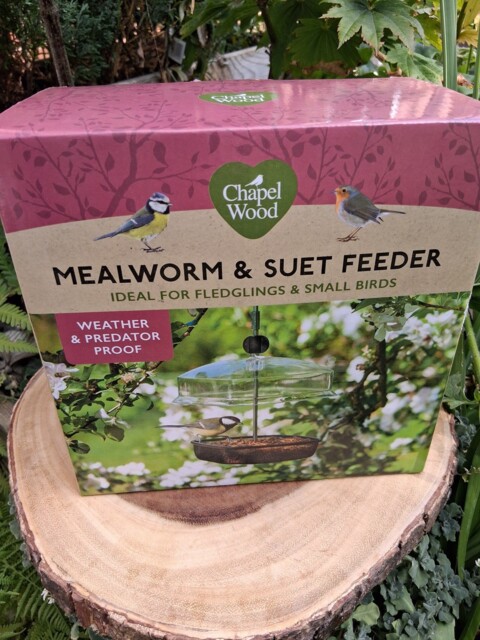 Chapelwood Mealworm & Suet Feeder - Garden Birds - Unused -