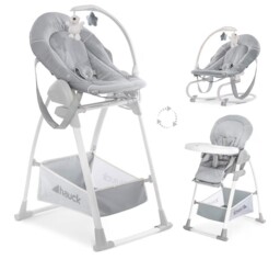 Hauck Sit N Relax 3in1, Stretch Grey - Baby & Toddler Highchair With