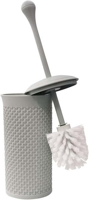 Jvl Droplette Design Plastic Toilet Brush, 40 X 12cm Approx.
