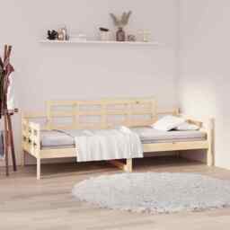 Day Bed Solid Wood Pine 80x200 Cm Vidaxl