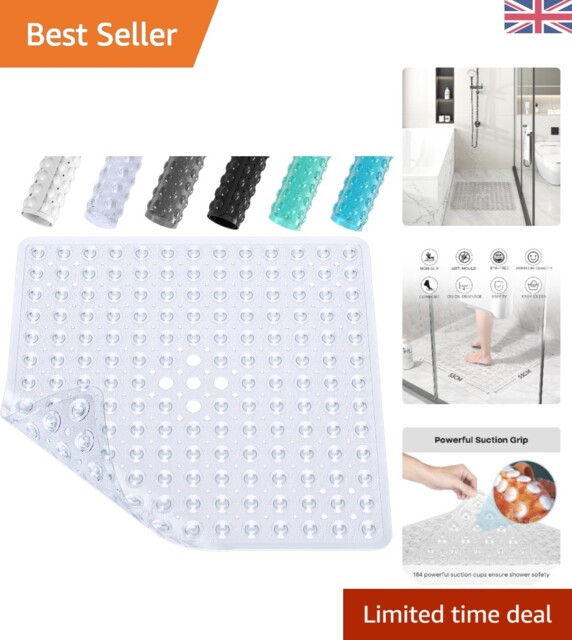 Anti-mold & Anti-slip Shower Mat 53x53cm - Safe Bathing Experience