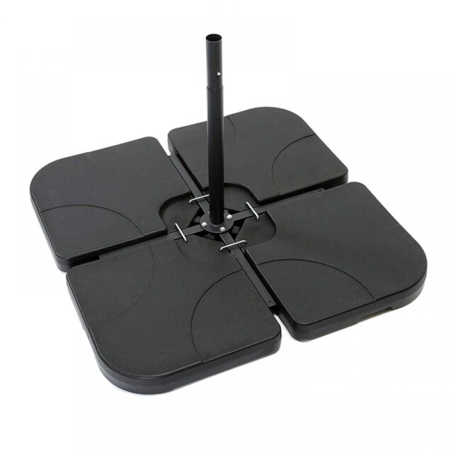 Parasol Base Weighted Umbrella Stand Fillable Water Sand Holder Garden