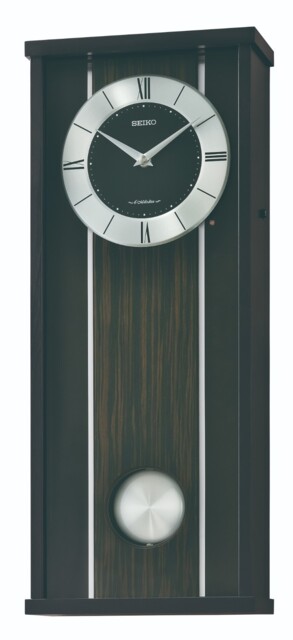 Seiko Wooden Musical Pendulum Battery Wall Clock Qxm396k