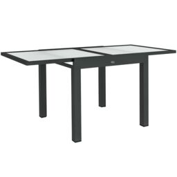 Extending Garden Table Outdoor Dining With Aluminium Frame And