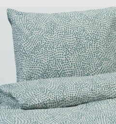 Ikea Tradkrassula Single Duvet 150 X 200 Cm 1 X Pillowcase Blue/white