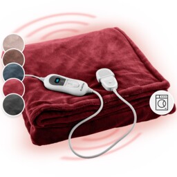 Electric Blanket Single Throw Over Blanket Heated Warm 180x130 Cm