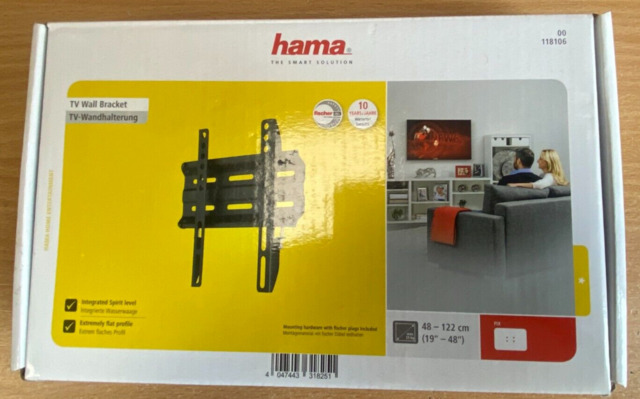"Hama Tv Wall Bracket - 19""-48"" - 118106"