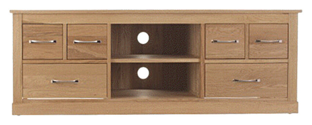 Solid Oak Bookcase Sideboard Tv Unit Cupboard Nest Coffee & Dining