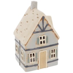 Shudehill Giftware Village Pottery Tudor Tealight Ceramic House Candle
