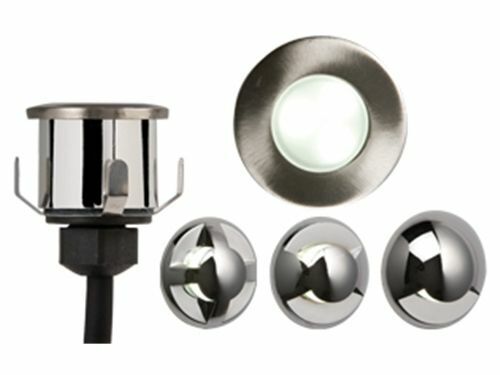 230v Ip65 0.6w Led White Mini Ground Light Comes With Three