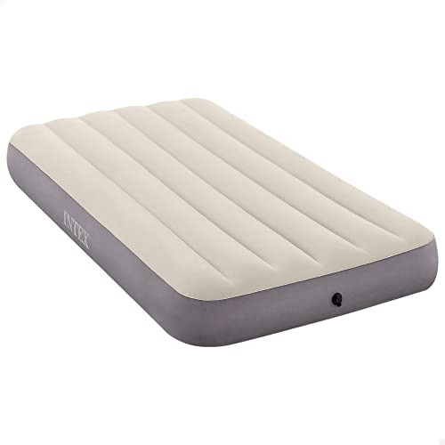Twin Dura-beam Series Single High Airbed - Taupe/grey, One Size