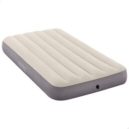 Twin Dura-beam Series Single High Airbed - Taupe/grey, One Size