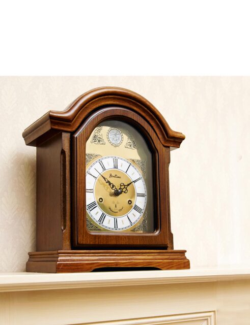 Radio Controlled Westminster Chime Arch Mantle Clock By Acctim