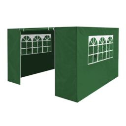 Dellonda Premium Fabric Side Panels - Dark Green