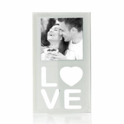 Ritzenhoff & Breker Photo Frame, Love, White, 12x7 Cm, Gift Idea,
