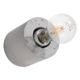 Industrial Wall Lamp Salgado Concrete Grey E27 Led Sollux Lighting