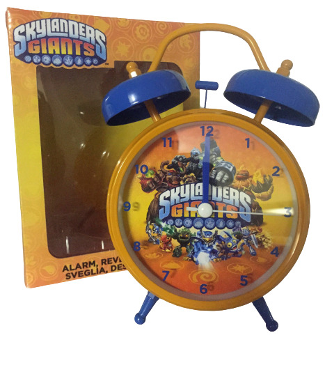 Skylanders Giants Alarm Clock Traditional Style Analogue Kid's Fun