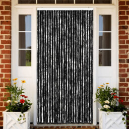 Insect Curtain Anthracite 100x220cm 100% Polypropylene Chenille Door