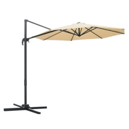 Outsunny 3(m) Garden Banana Parasol Patio Cantilever Hanging Umbrella