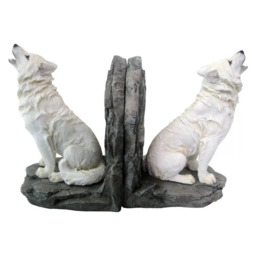 Wardens Of The North Bookends 20.3cm White, Resin