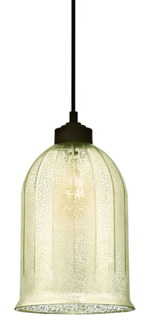 One Light Mini Indoor Pendant Oil Rubbed Bronze Finish With Antique