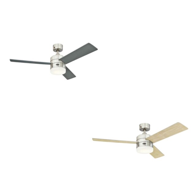 Led Light Ceiling Fan With Remote Westinghouse Alta Vista Stainless
