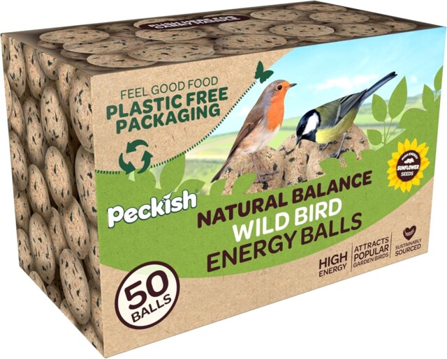 Peckish Natural Balance High Energy Fat Balls For Wild Birds - 50 Fat
