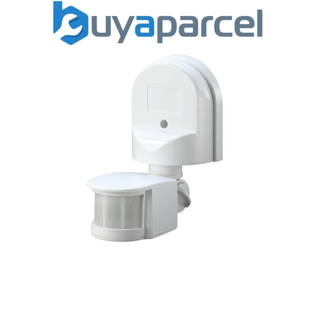 Meridian Lighting Pir180whi Wall Mounted Pir Motion Detector White