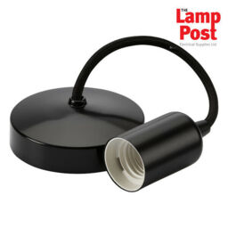 "Ml 8270mb 6"" E27 Screw Contemporary Ceiling Pendant Light Set - Matt"