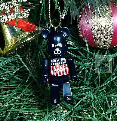 Home Party Decoration Xmas Ornament Bear Decor American Flag Star