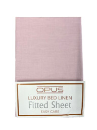 Polycotton Bed Sheets Easy Care Fitted Flat Sheet Pillowcase Bedding