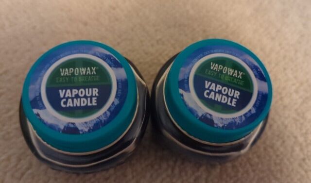 2 Small Vapowax Vapour Candles